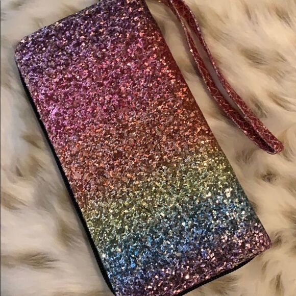 🌈🌈Rainbow glitter ✨ Wallets 🌈🌈 - Picture 3 of 4